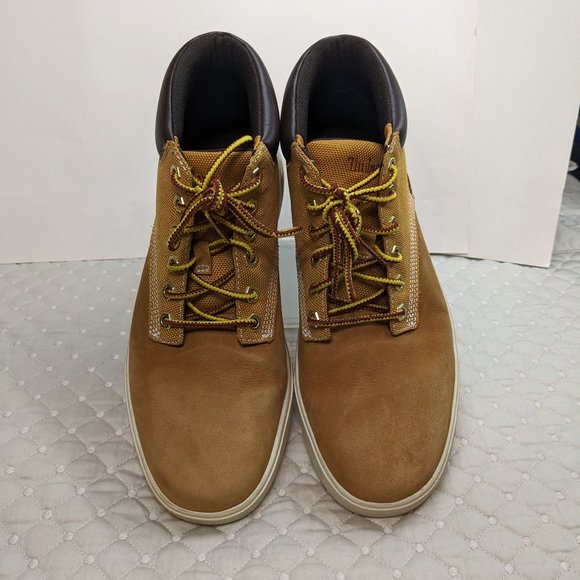 Timberland Men\'s Groveton Wheat Nubuck & Canvas Ortholite Chukka Boot - size 7 main image 7